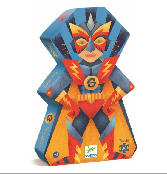 Puzzle Silueta - Laser Boy - DJECO