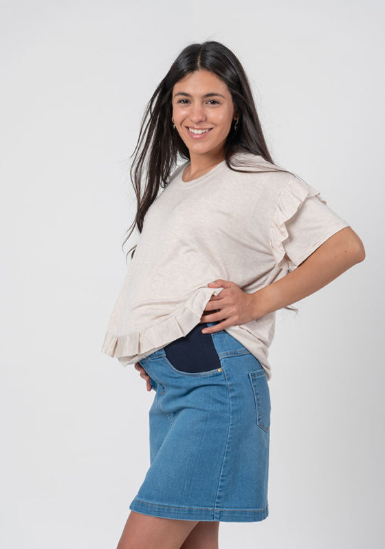 POLLERA RIA ROPA MATERNAL - Imagen 3