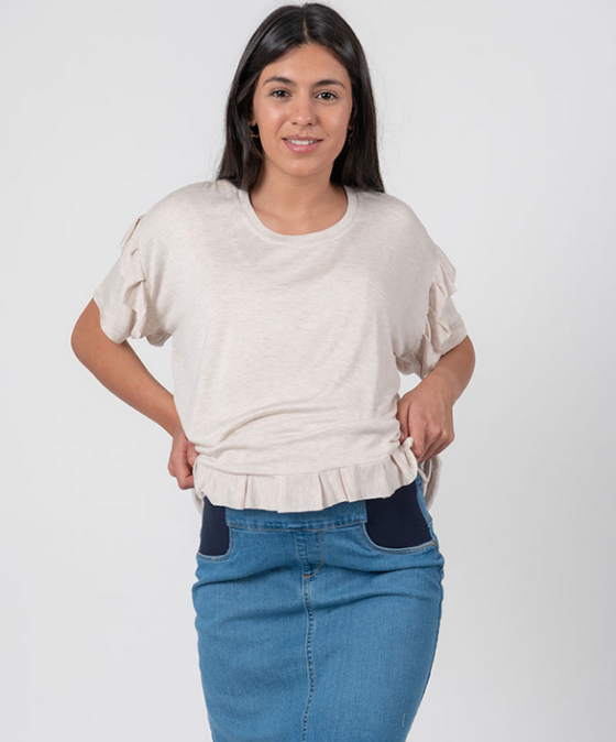 POLLERA RIA ROPA MATERNAL - Imagen 2