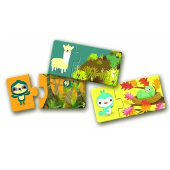 Puzzle Dúo Escondites Djeco - Imagen 3