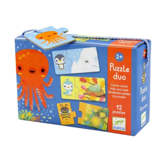 Puzzle Dúo Escondites Djeco