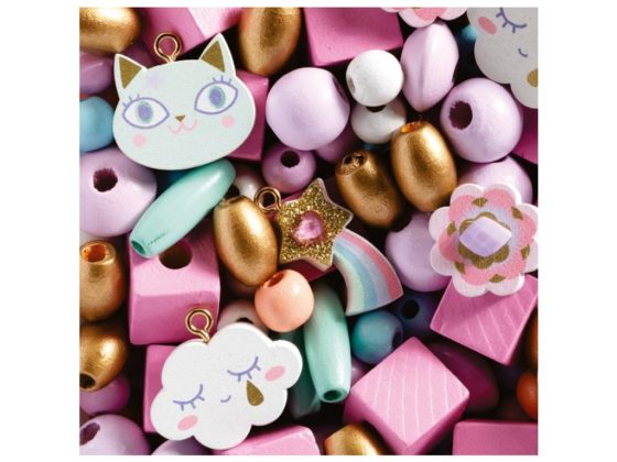 Set De Joyería y bijouterie en Madera Arcoiris DJECO - Imagen 2