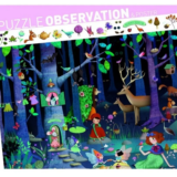Puzzle De Observación Bosque Encantado 100 Piezas Djeco