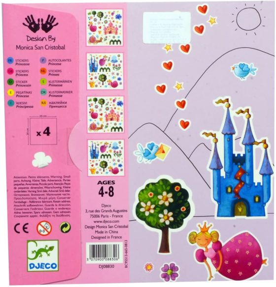 Stickers Princesas Djeco - Imagen 2