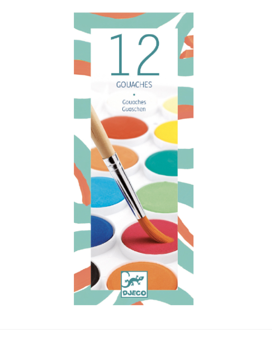 Acuarelas x12 colores DJECO