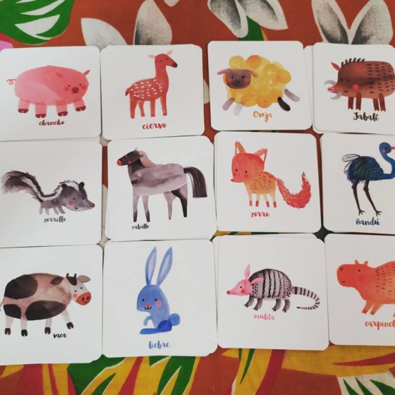 JUEGO DE MEMORIA ANIMALES AUTÓCTONOS Y DE CAMPO DE URUGUAY - Imagen 3