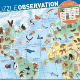 Puzzle De Observación Animales del Mundo 100 Piezas DJECO