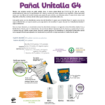 PAÑAL G4 ECOPIPO UNITALLA LISO NARANJA - Imagen 3