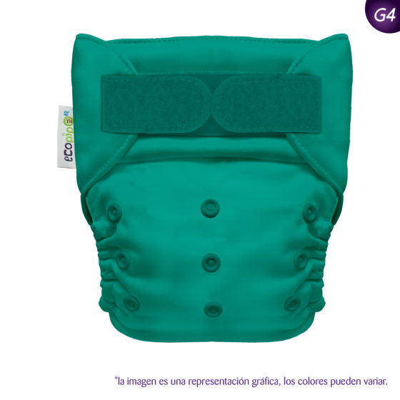 PAÑAL G4 ECOPIPO UNITALLA LISO JADE