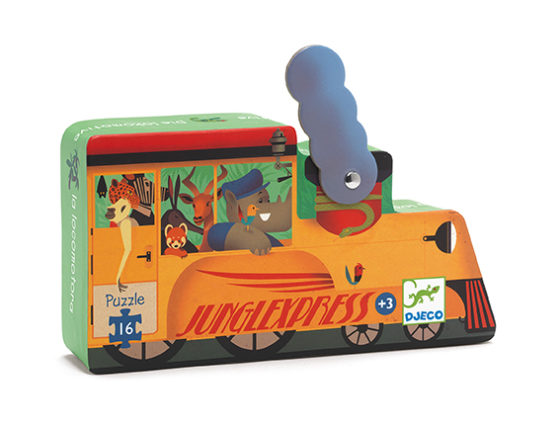 Puzzle Silueta La Locomotora DJECO