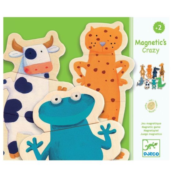 Crazy animals juego magnético de Djeco