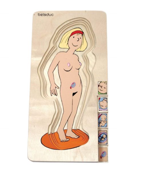 Puzzle en capas de madera - Embarazada - Imagen 2