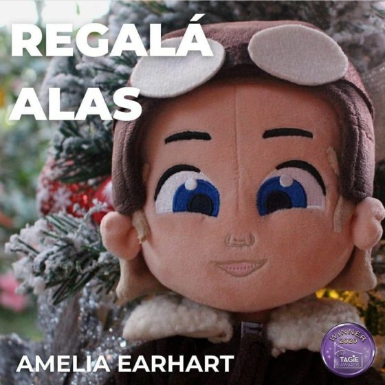 Muñeca Pequeñas Rebeldes Amelia Earhart - Imagen 2