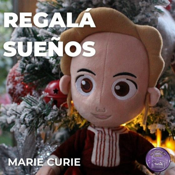 Muñeca Pequeñas Rebeldes Marie Curie - Imagen 2