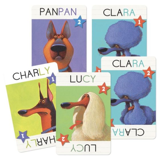 Juego de palabras y velocidad Top dogs - Djeco - Imagen 2