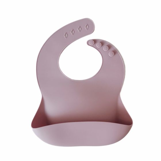 Babero Silicona con bolsillo Storki Lavanda
