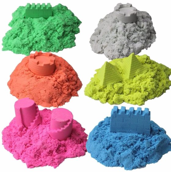 ARENA MÁGICA BALDE 500gms. + 6 moldes - Imagen 6