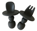 Set Cubiertos Gris Aprendizaje Storki
