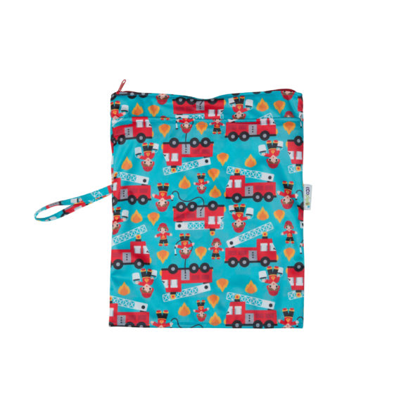 Bolsa impermeable estampada chica Ecopipo Bomberos