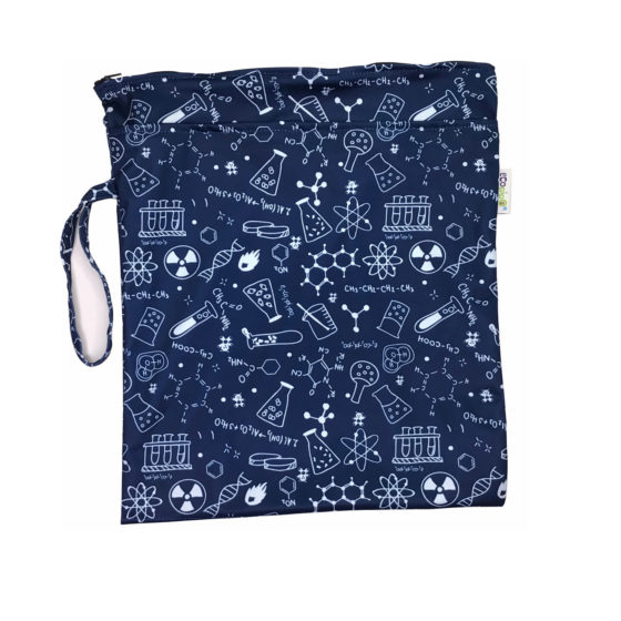 Bolsa impermeable estampada chica Ecopipo Ciencia