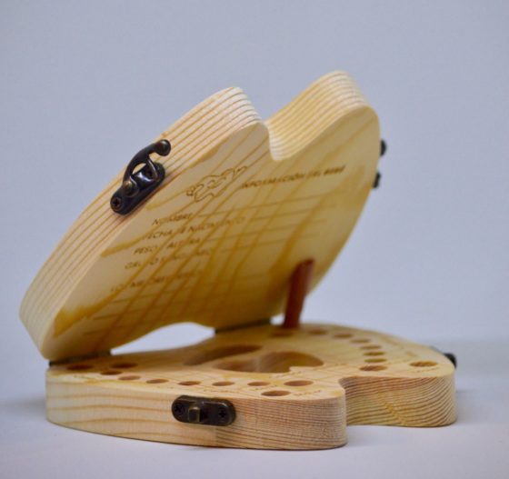 Cajita de madera para dientes de leche, ombligo y pelito - Imagen 3