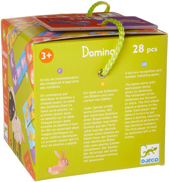 DOMINÓ GRANJA Y NÚMEROS Djeco - Imagen 2