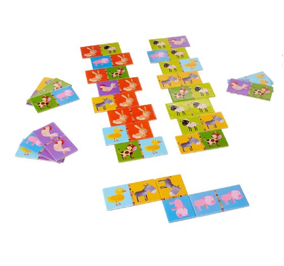 DOMINÓ GRANJA Y NÚMEROS Djeco - Imagen 3
