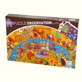 Puzzle Observación Circular Historia 350 Piezas Djeco