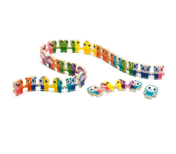 DOMINÓ DE ANIMALES DE COLORES Djeco DJECO - Imagen 2
