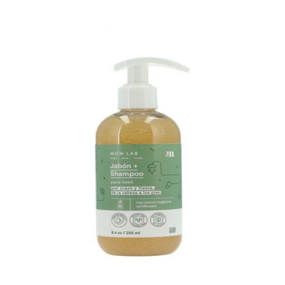 Jabón + Shampoo Momlab para bebé 250 ml