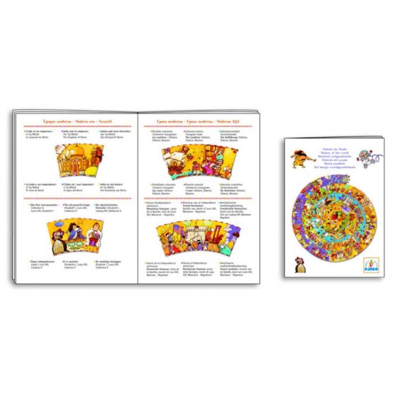 Puzzle Observación Circular Historia 350 Piezas Djeco - Imagen 4