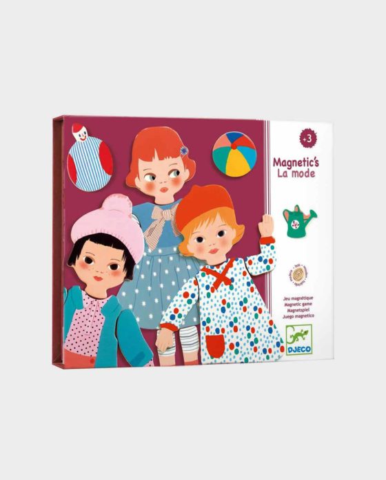 Juego magnético. Imanes de La moda. Djeco