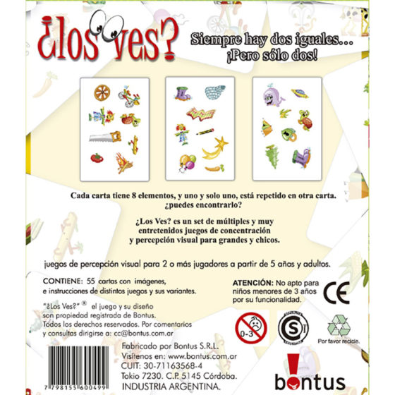 Juego para llevar ¿Los Ves? - Bontus - Imagen 2