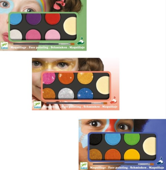 Set de  maquillaje, pintura para la cara Djeco x 6 colores - Imagen 7