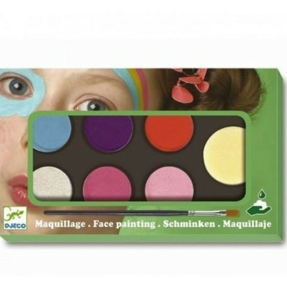 Set de  maquillaje, pintura para la cara Djeco x 6 colores - Imagen 3