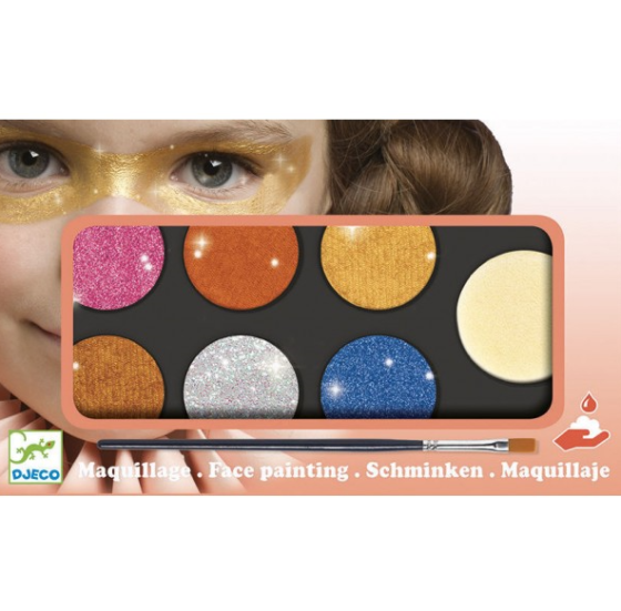Set de  maquillaje, pintura para la cara Djeco x 6 colores - Imagen 6