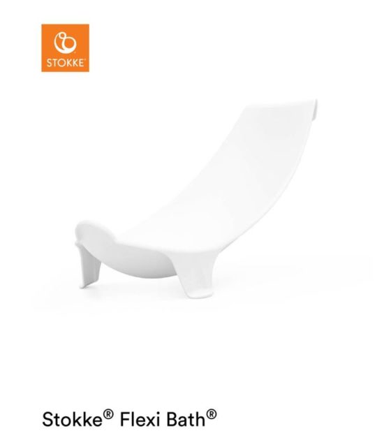 Pack Flexi Bath® Stokke® V2 y soporte para recién nacido - blanco y gris - Imagen 7