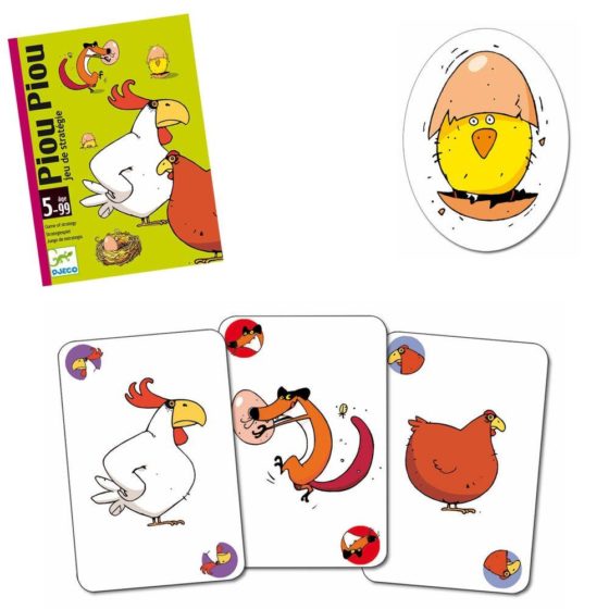 Juego de cartas Piou Piou - Djeco - Imagen 3