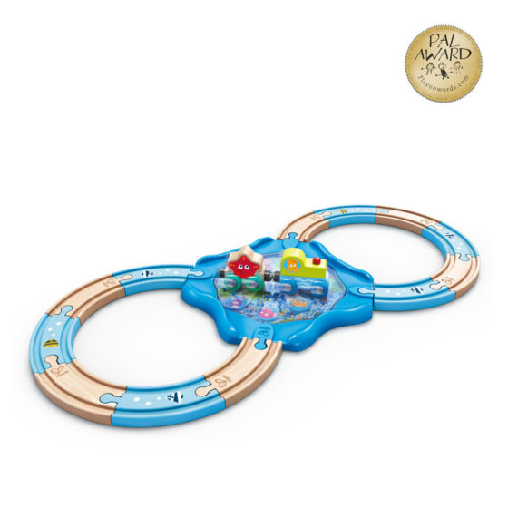 Pista de tren submarina en forma de 8 Hape - Imagen 6