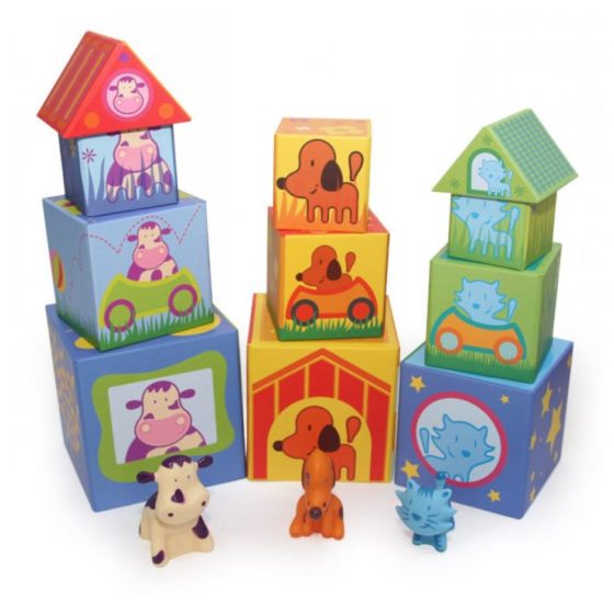 Torre de animales de la granja con rampas - Cubanimo - Imagen 2