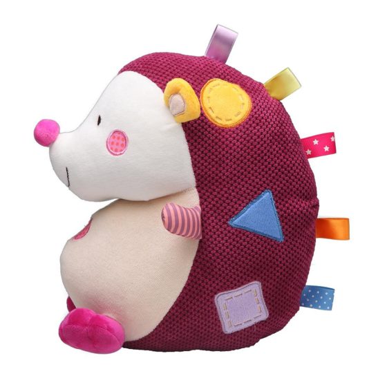 Peluche Erizo Fucsia con sonajero Storki