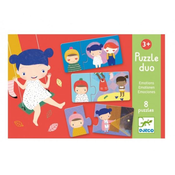 Puzzle Dúo Emociones de Djeco