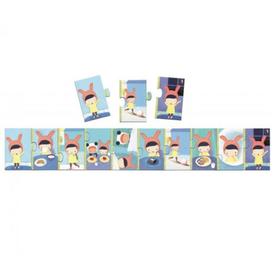 Puzzle La jornada Djeco - Imagen 2