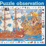 Puzzle de Observación Piratas 100 Piezas Djeco