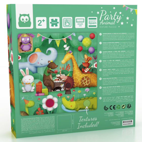 Puzzle texturado Animal Party - Imagen 4