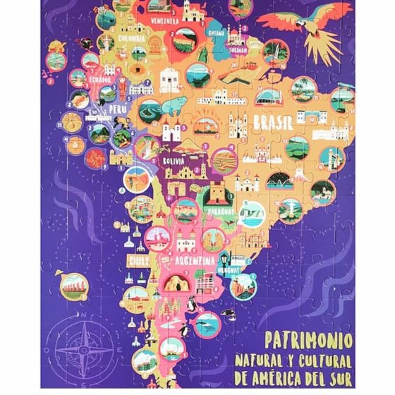 Puzzle Patrimonio Cultural de América del Sur 120PZ - Imagen 3