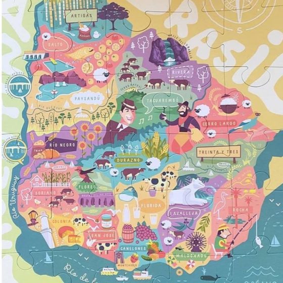 Puzzle Gigante Uruguay 120 pz - Imagen 3