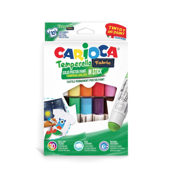 Témperas para tela Carioca Temperello Fabric - Caja x 10 colores