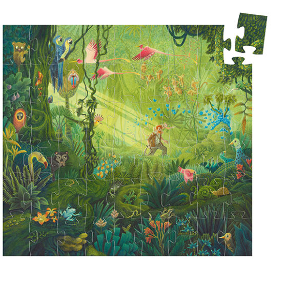 Puzzle Silueta La Jungla DJECO - Imagen 2