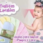 Toallitas lavables Ecopipo set de 10 unidades Celeste - Imagen 6